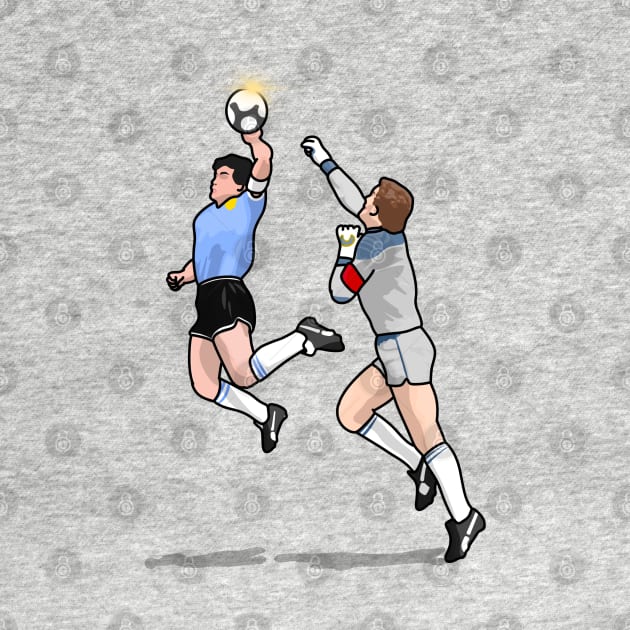 hand of god in football by rsclvisual